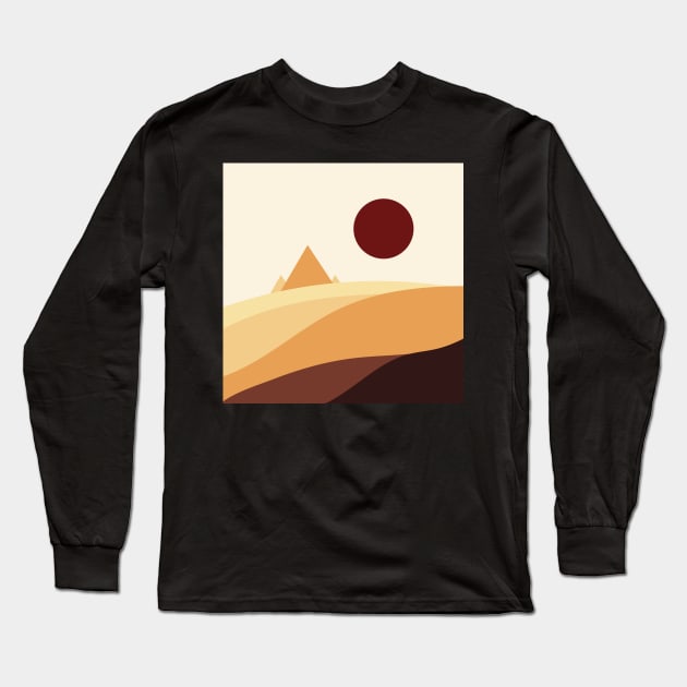Cairo desert Long Sleeve T-Shirt by RedGraph